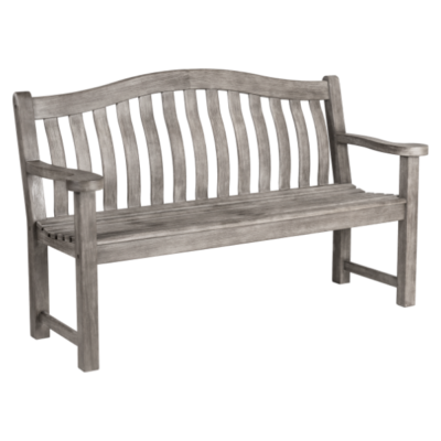 Grey Painted Turnberry Bench Cutout