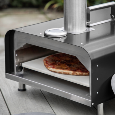Sassari Pizza Oven Black Inside