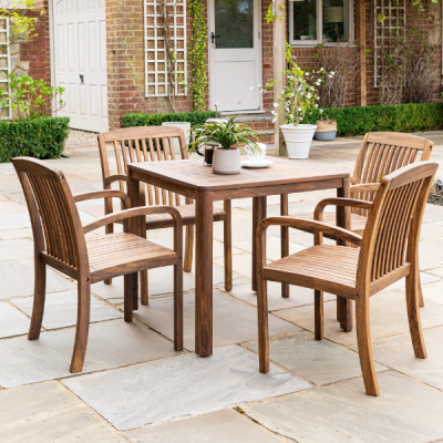 Bolney 4 Seat Square Dining Set Main 2